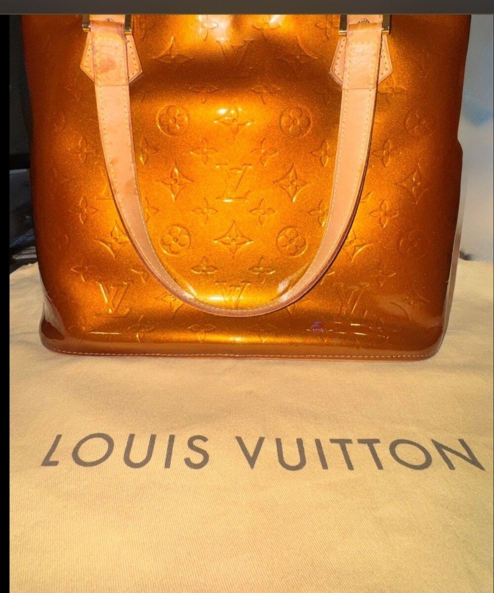 Louis Vuitton Vernis Houston Tote Bronze/Copper Monogram